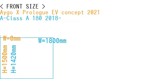 #Aygo X Prologue EV concept 2021 + A-Class A 180 2018-